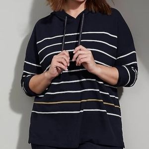 J jill Cotton Terry Hoodie